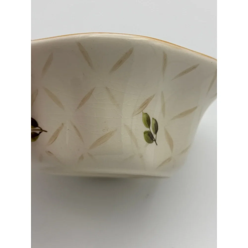 Home Interiors Sonoma Villa Handpainted Fruit Bowls Set of 2 Grapes Pears 6.5
